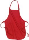 An image of a Custom ATC Full Length Apron with Pockets in Red!