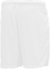 Am image of a Custom Athletic Knit Basketball Shorts No Pockets in White!