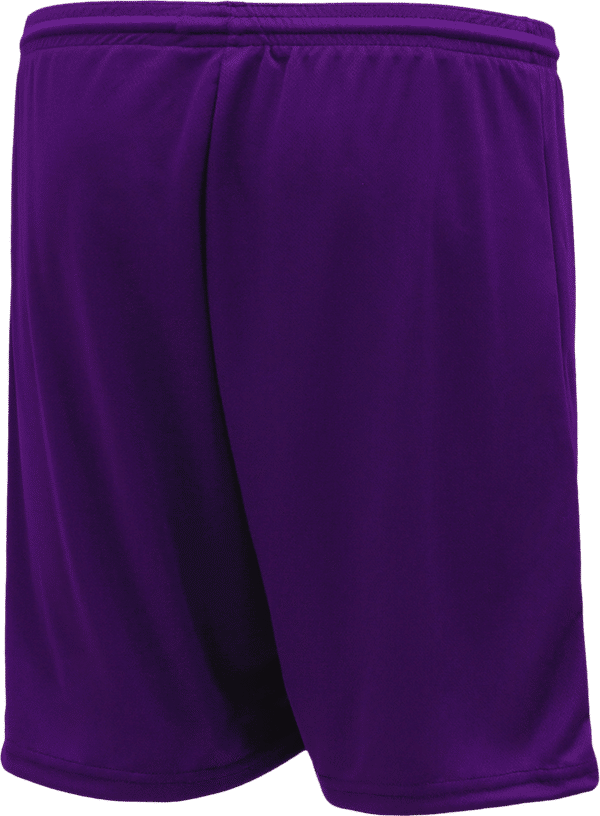 Am image of a Custom Athletic Knit Basketball Shorts No Pockets in Purple!