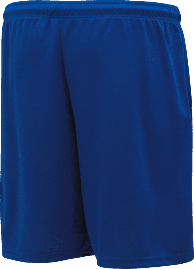 Am image of a Custom Athletic Knit Basketball Shorts in Royal!