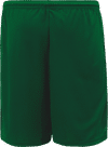 Am image of a Custom Athletic Knit Basketball Shorts in Dark Green!