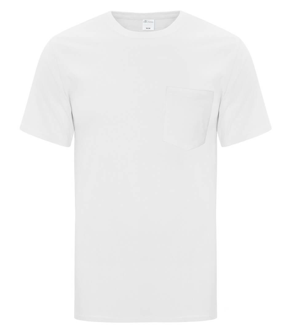 ATC Everyday Cotton Pocket Tee in White