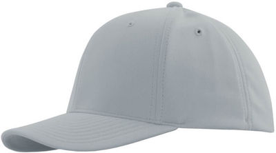 Am image of a Custom ATC Flexfit 110 Cool and Dry Mini Pique Cap in SIlver!