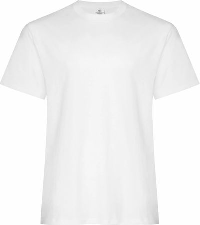 Am image of a Custom ATC Everyday Ring Spun Cotton Tee in White!