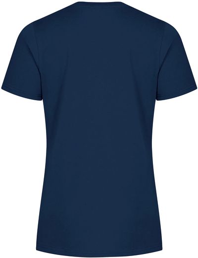 Am image of a Custom ATC everyday Ring Spun Cotton Ladies Tee in Navy!