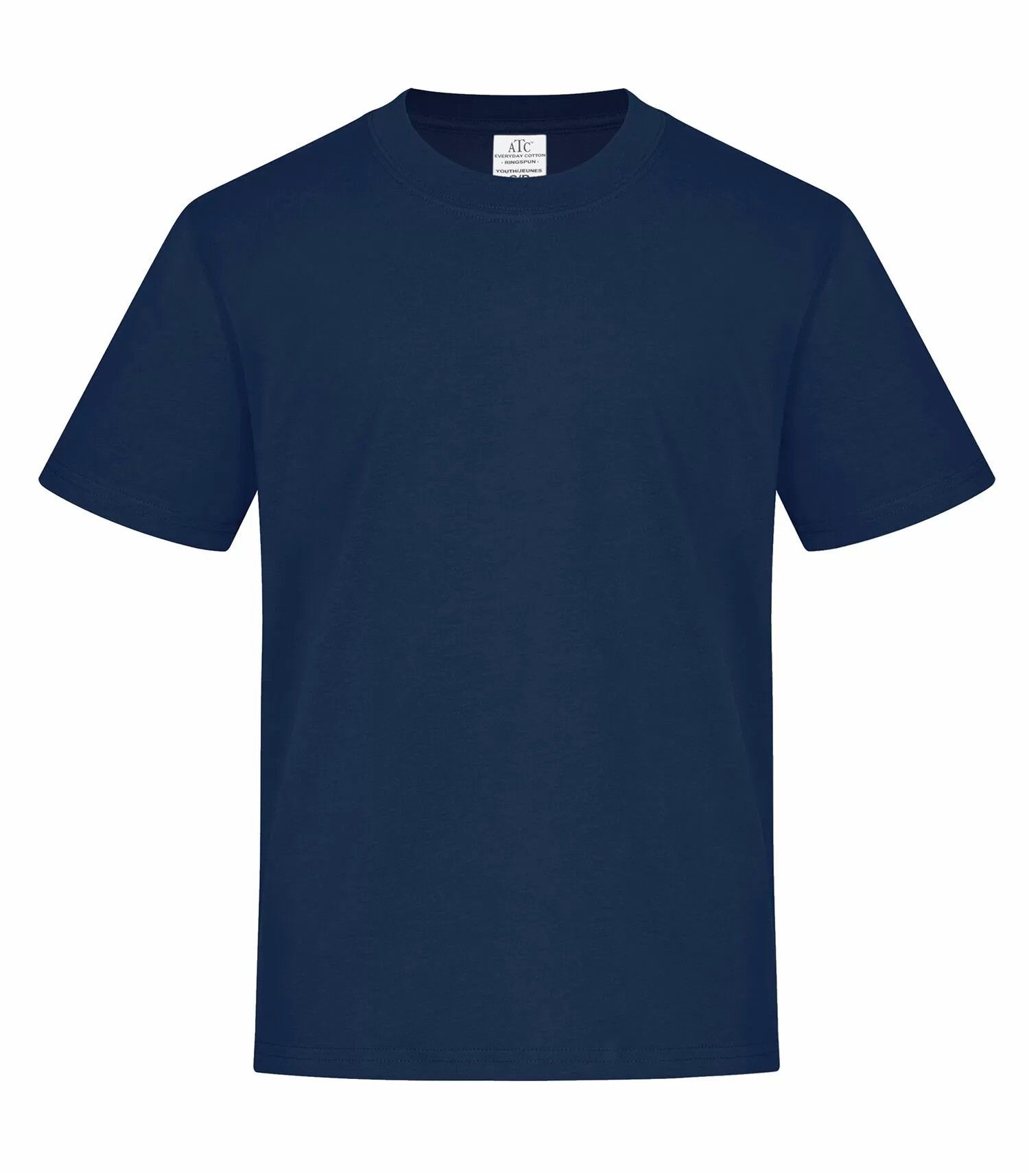ATC Everyday Ring Spun Cotton Youth Tee in Navy