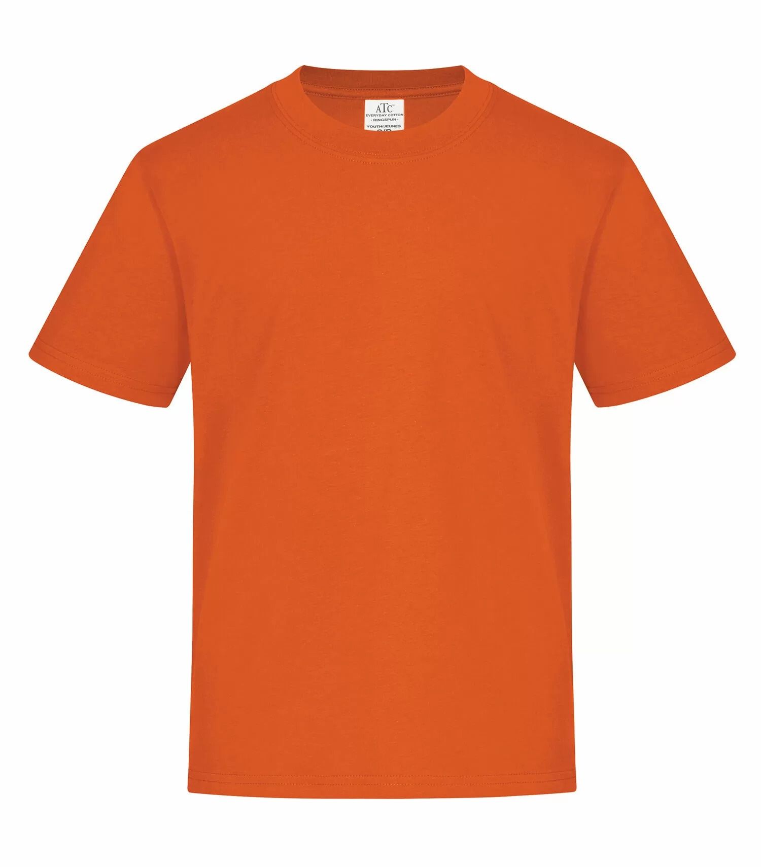 ATC Everyday Ring Spun Cotton Youth Tee in Orange
