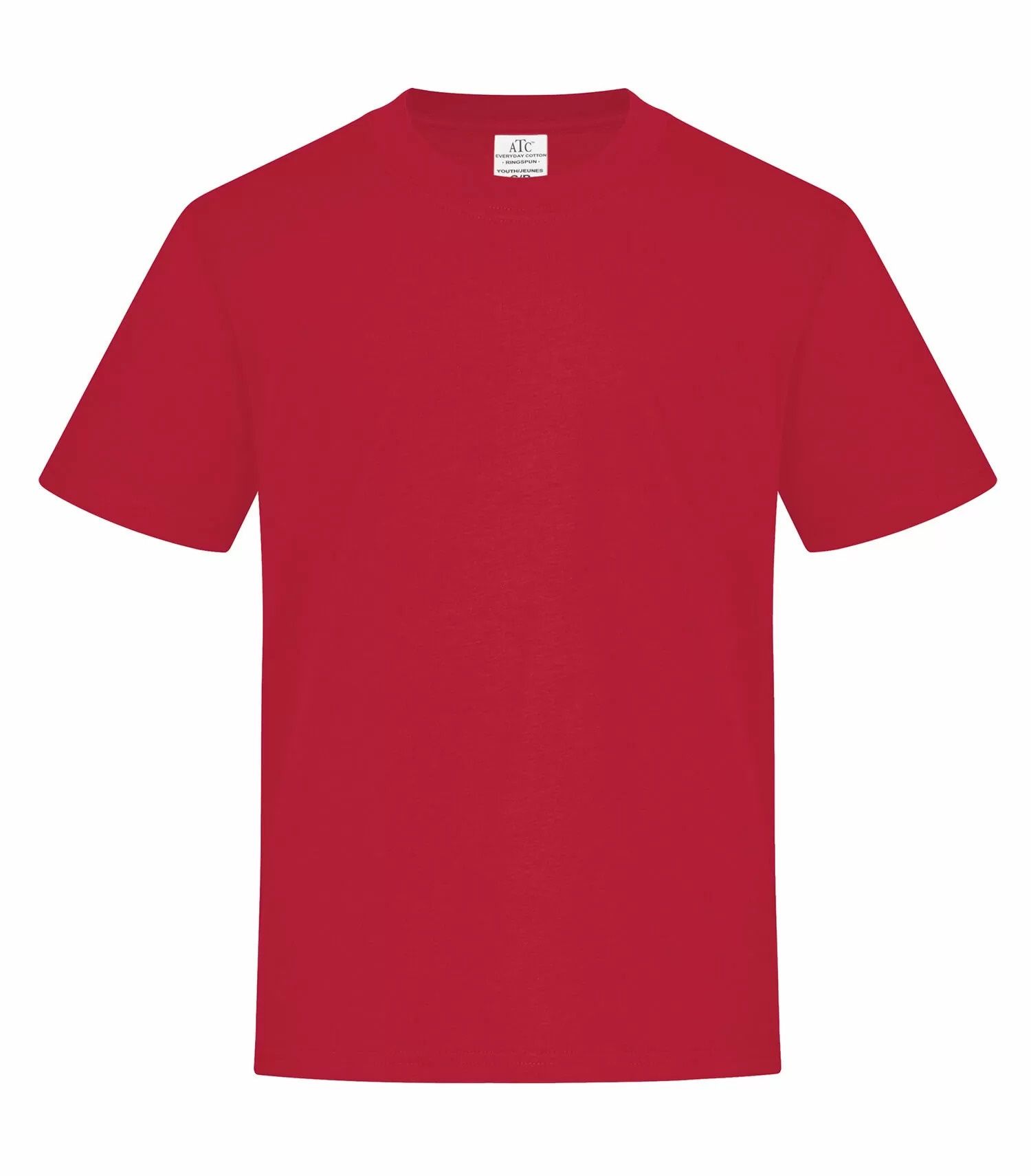 ATC Everyday Ring Spun Cotton Youth Tee in Red
