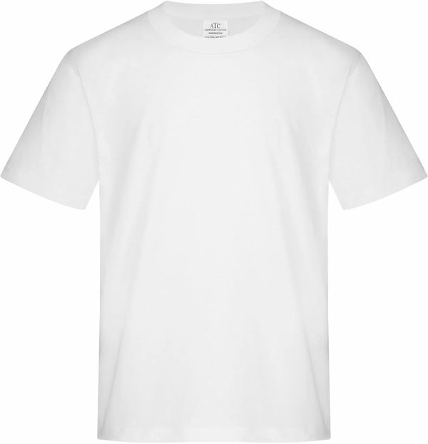 Am image of a Custom ATC Everyday Ring Spun Cotton Youth Tee in White!