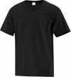 Am image of a Custom ATC Everyday Ring Spun Cotton Youth Tee in Black!