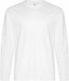 Am image of a Custom ATC Everyday Ring Spun Cotton Long Sleeve Tee in White!