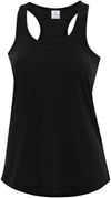 Am image of a Custom ATC Pro Spun Racerback Ladies Tank in Black!