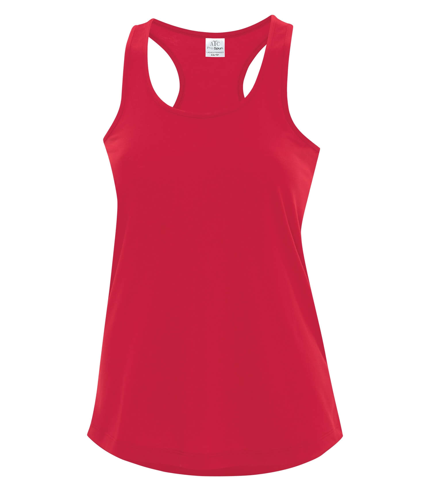 ATC Pro Spun Racerback Ladies Tank in True Red