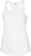 Am image of a Custom ATC Pro Spun Racerback Ladies Tank in White!
