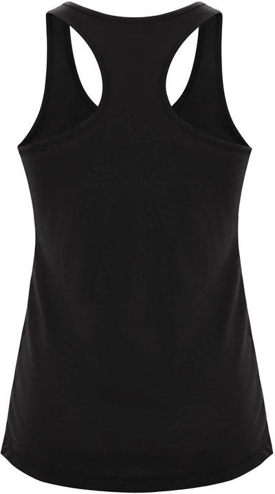 Am image of a Custom ATC Pro Spun Racerback Ladies Tank in Black!
