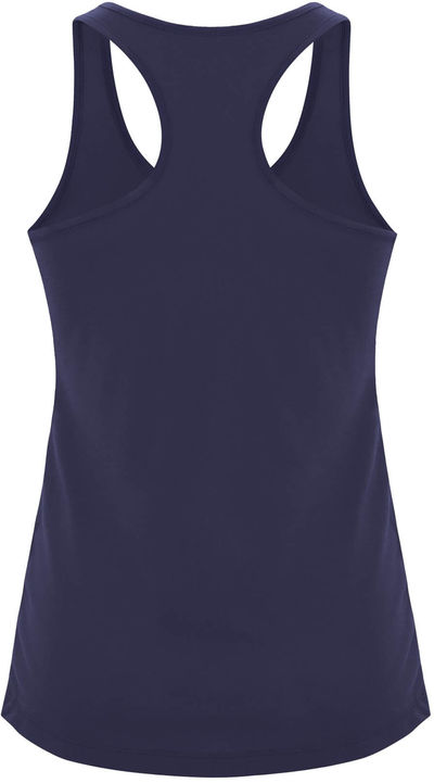 Am image of a Custom ATC Pro Spun Racerback Ladies Tank in True Navy!