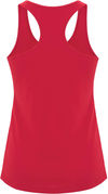 Am image of a Custom ATC Pro Spun Racerback Ladies Tank in True Red!