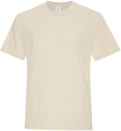 Am image of a Custom ATC Everyday Earth Wash Tee in Bone!
