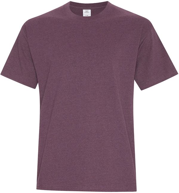 Am image of a Custom ATC Everyday Earth Wash Tee in Eggplant!
