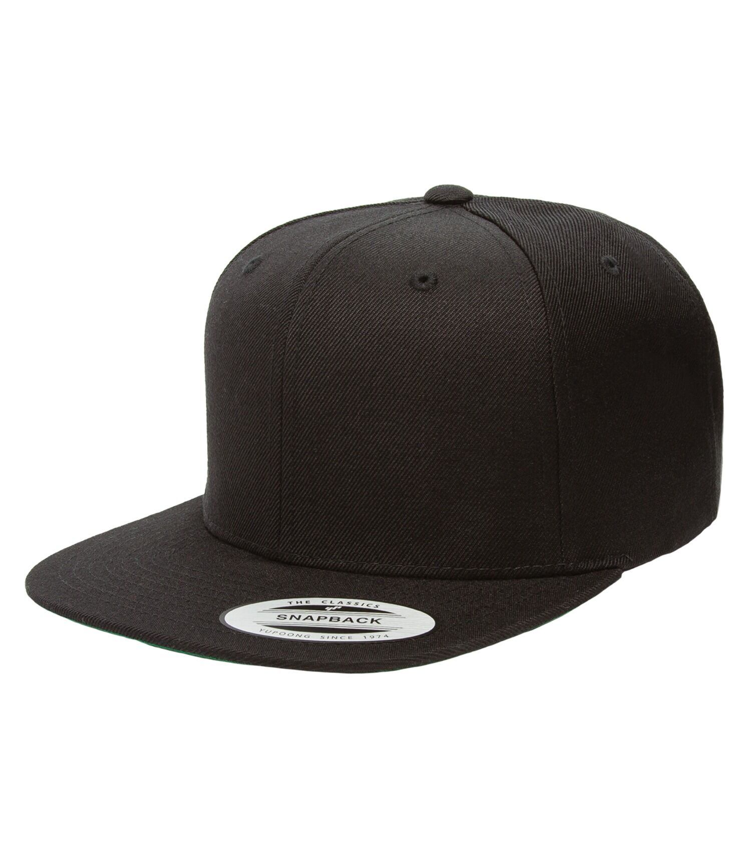 ATC Yupoong YP Classics™ Premium Classic Snapback Cap in Black