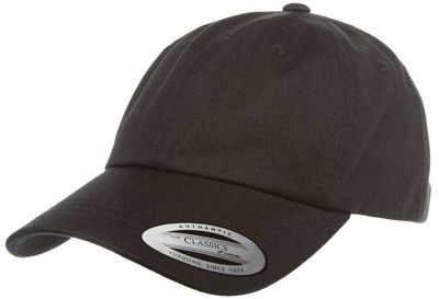 Am image of a Custom ATC Yupoong YP Classics Cotton Twill Dad Cap in Black!