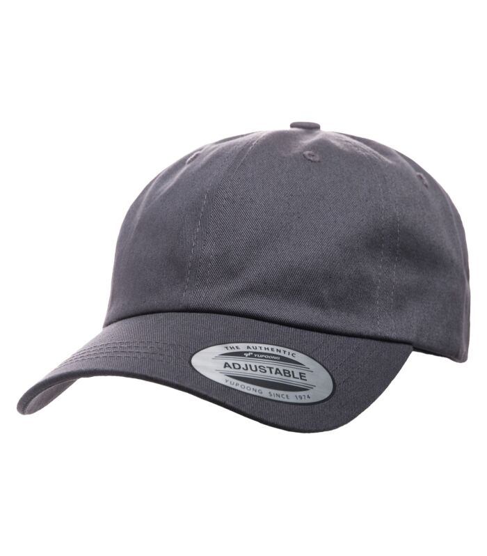 ATC Yupoong YP Classics Cotton Twill Dad Cap in Dark Grey