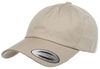 Am image of a Custom ATC Yupoong YP Classics Cotton Twill Dad Cap in Khaki!