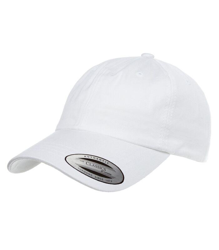 ATC Yupoong YP Classics Cotton Twill Dad Cap in White