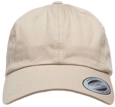 Am image of a Custom ATC Yupoong YP Classics Cotton Twill Dad Cap in Khaki!