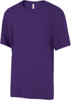 Am image of a Custom ATC Eurospun Ring Spun Youth Tee in Purple!