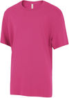 Am image of a Custom ATC Eurospun Ring Spun Youth Tee in Wild Raspberry!