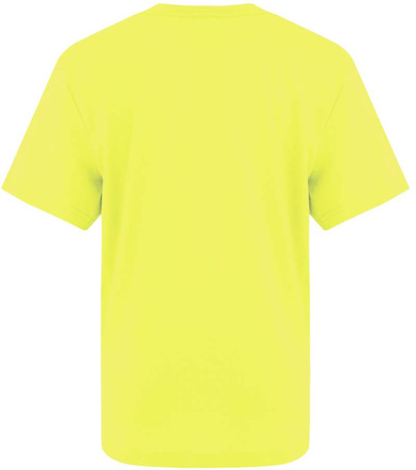 Am image of a Custom ATC Eurospun Ring Spun Youth Tee in Extreme Yellow!