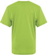 Am image of a Custom ATC Eurospun Ring Spun Youth Tee in Lime Shock!