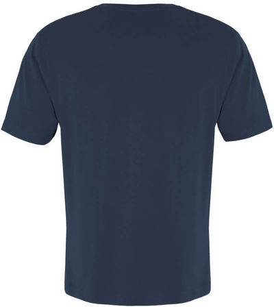 Am image of a Custom ATC Eurospun Ring Spun V Neck Tee in True Navy!