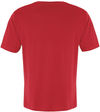 Am image of a Custom ATC Eurospun Ring Spun V Neck Tee in True Red!