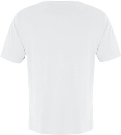 Am image of a Custom ATC Eurospun Ring Spun V Neck Tee in White!
