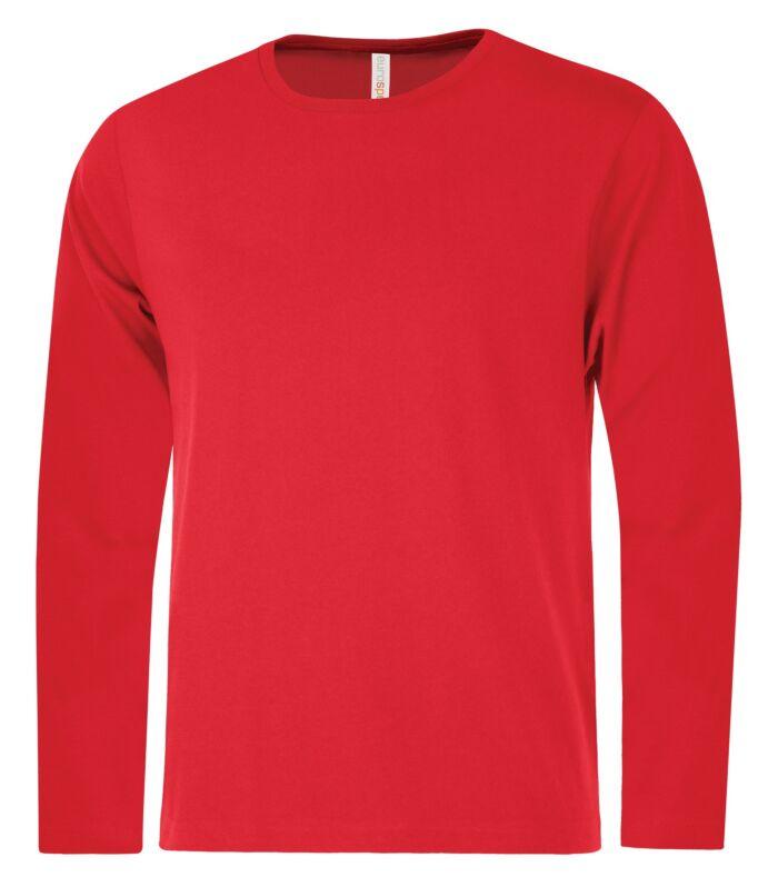 ATC Eurospun Ring spun Long Sleeve Tee in True Red