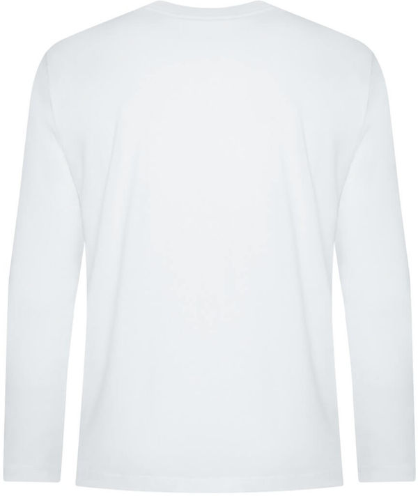Am image of a Custom ATC Eurospun Ring spun Long Sleeve Tee in White!