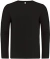 Am image of a Custom ATC Eurospun Ring spun Long Sleeve Tee in Black!