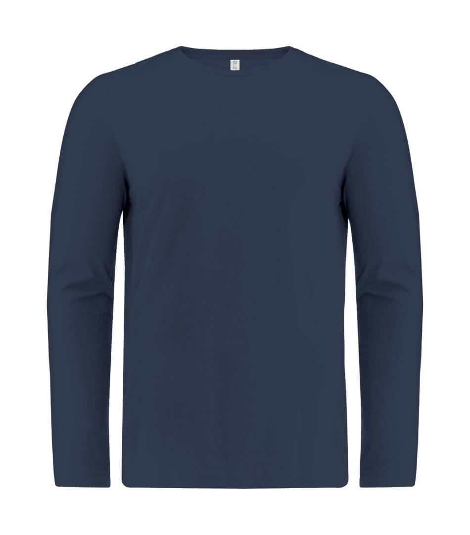 ATC Eurospun Ring spun Long Sleeve Tee in True Navy