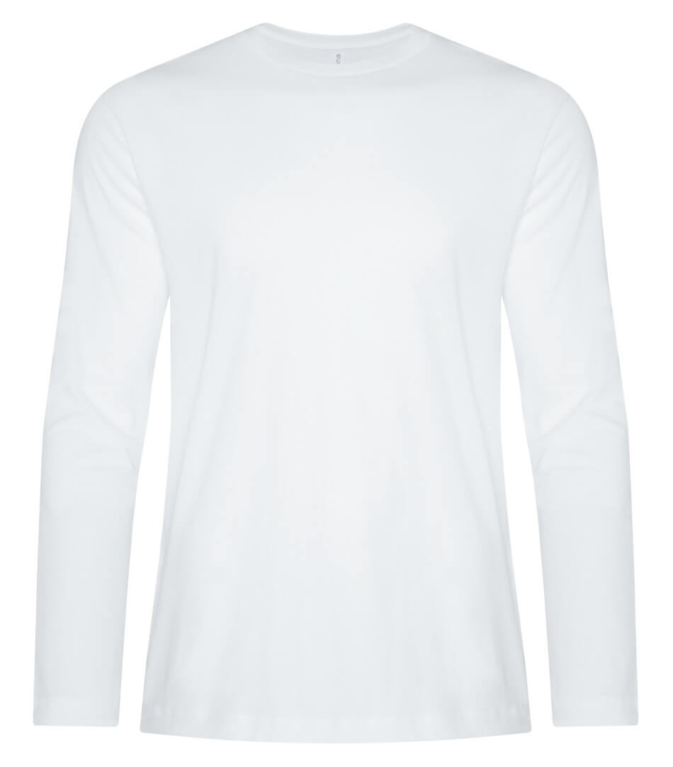 ATC Eurospun Ring spun Long Sleeve Tee in White