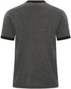 Am image of a Custom ATC Eurospun® Ringer Tee in Charcoal Heather/Black!