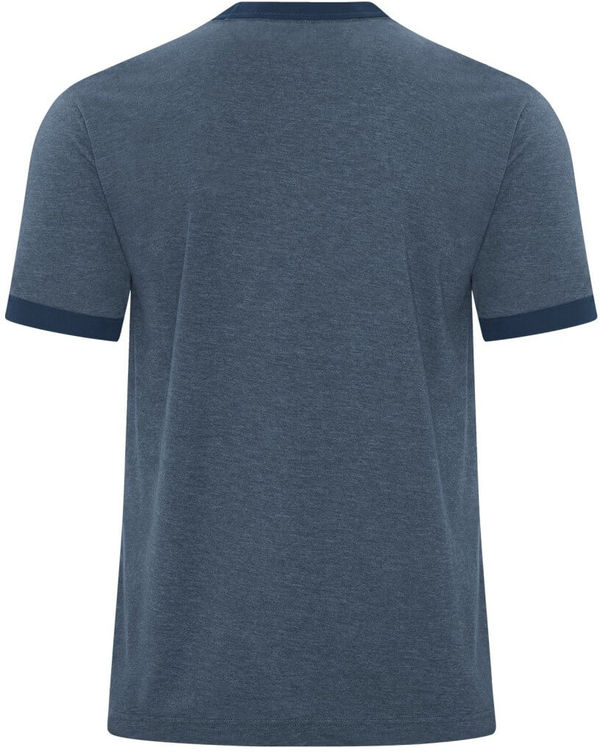 Am image of a Custom ATC Eurospun® Ringer Tee in Navy Heather/True Navy!