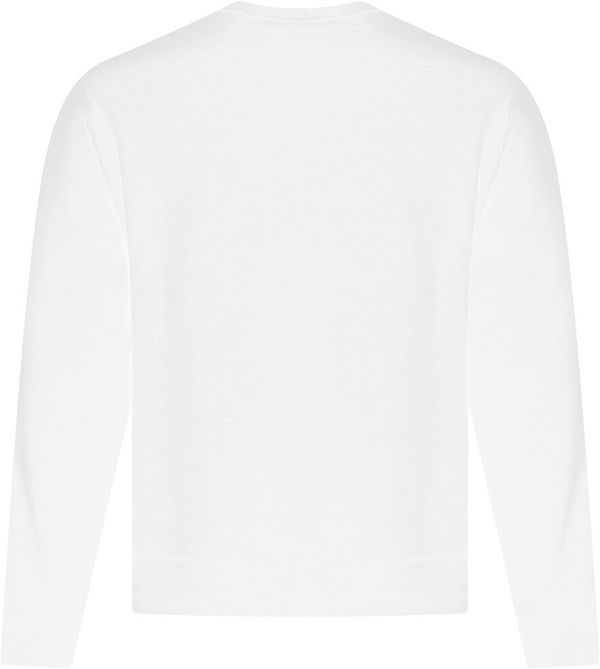 Am image of a Custom ATC Everyday Fleece Crewneck Sweatshirt in White!