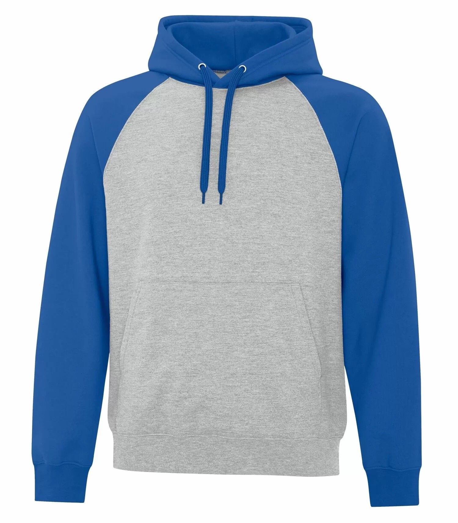 ATC Everyday Fleece Two Tone Hooded Sweatshirt in Athletic Heather/Royal