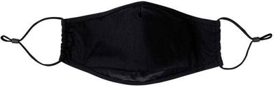 Am image of a Custom ATC Multi Layer Woven Face Mask in Black!