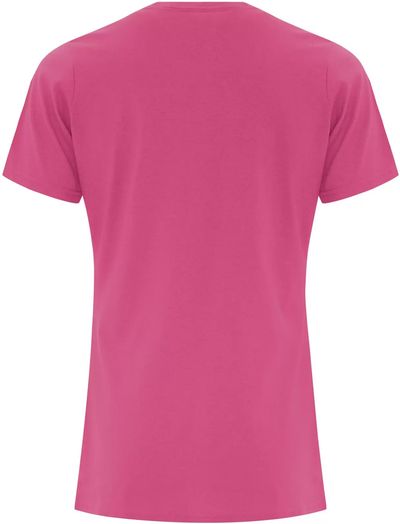Am image of a Custom ATC Everyday Side Seam Ladies Tee in Sangria!