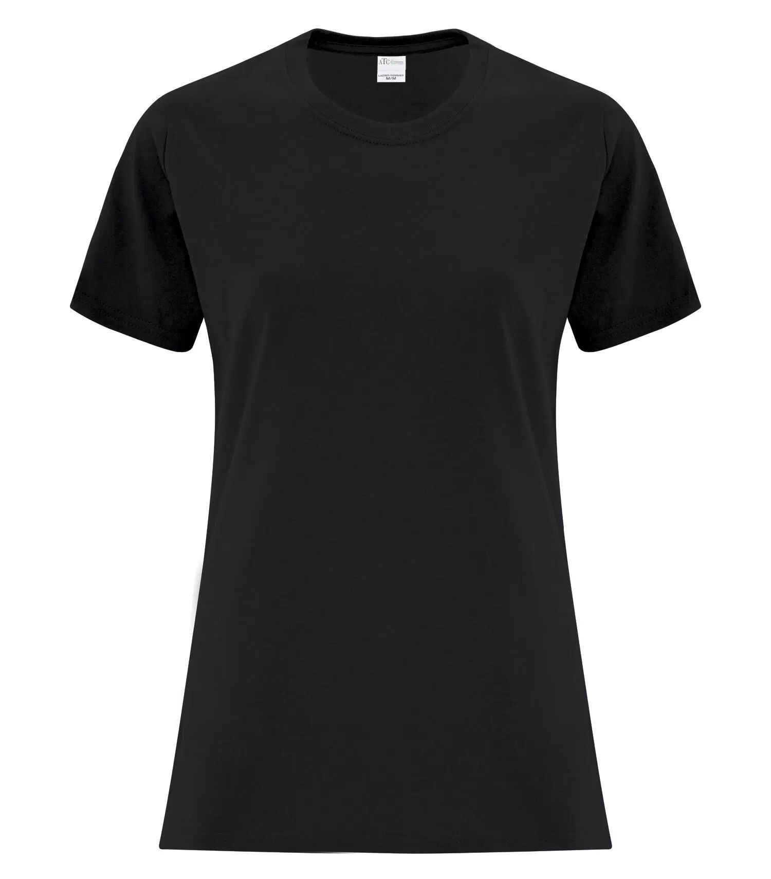 ATC Everyday Side Seam Ladies Tee in Black