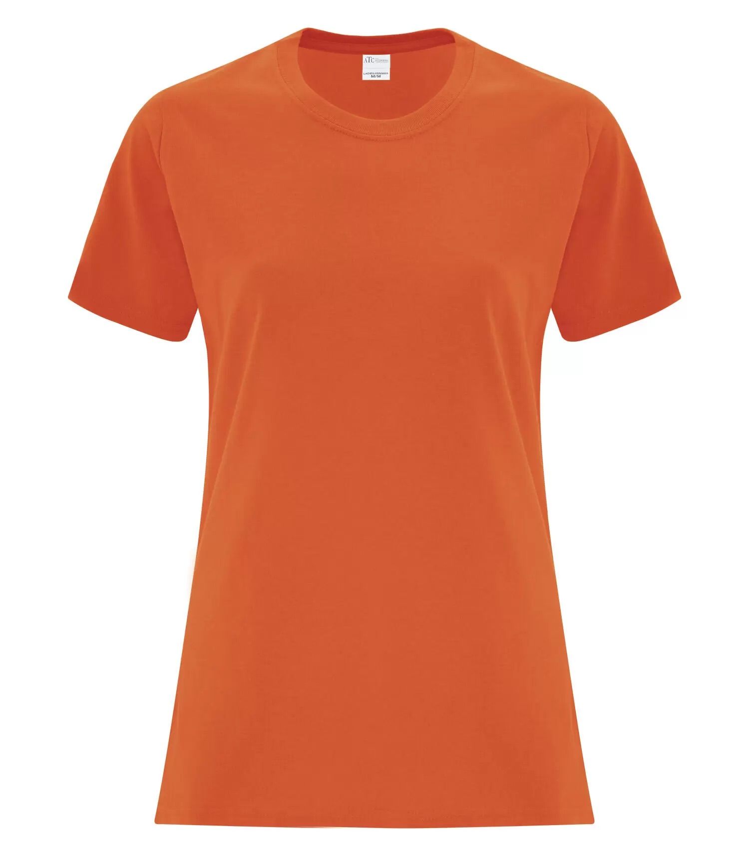 ATC Everyday Side Seam Ladies Tee in Orange