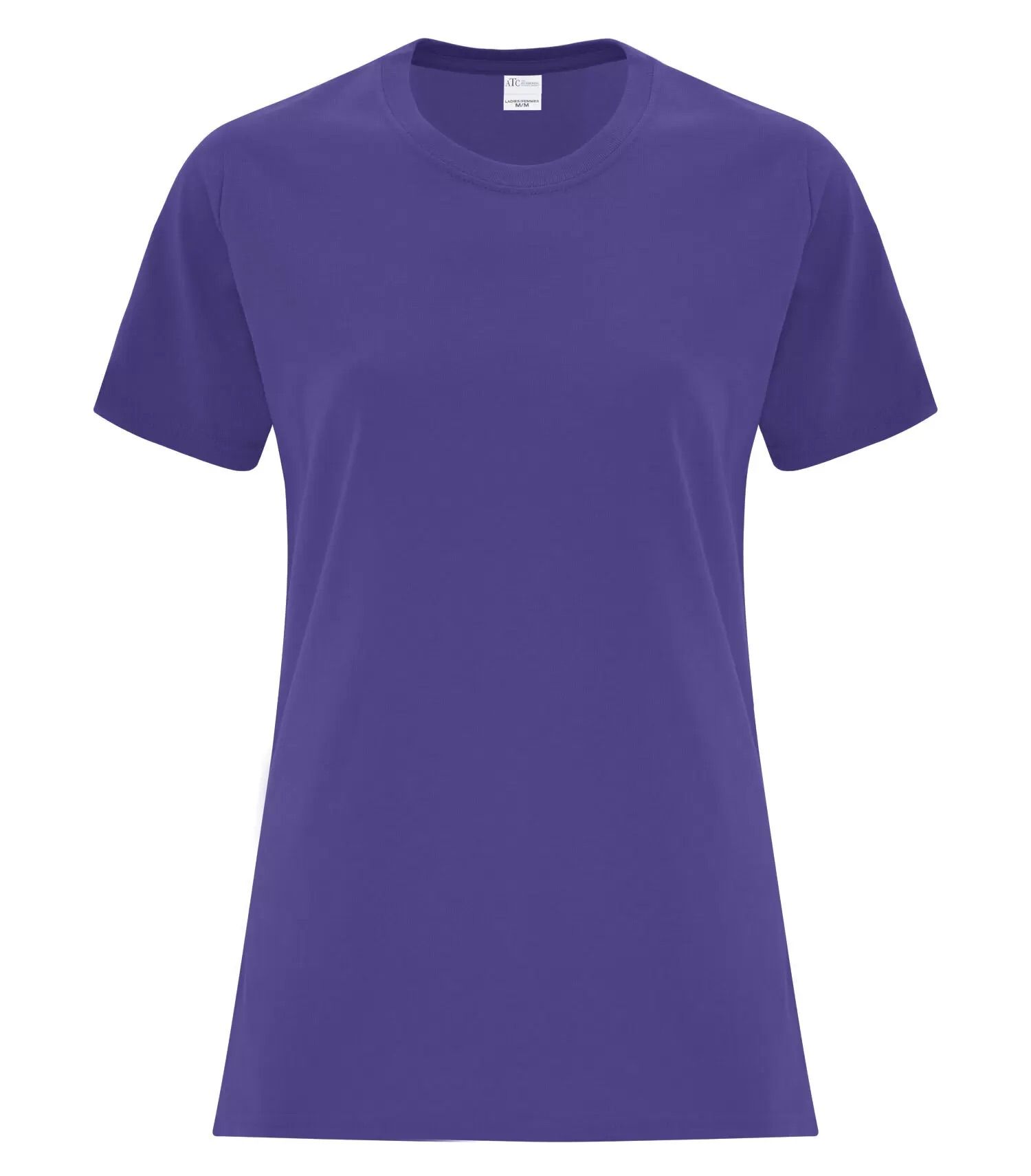 ATC Everyday Side Seam Ladies Tee in Purple